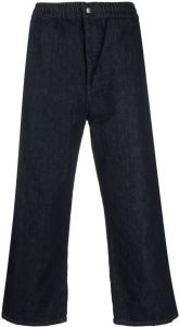 Société Anonyme Jeans met elastische tailleband Blauw