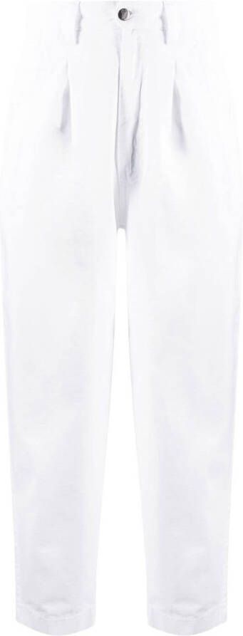 Société Anonyme Jeans met toelopende pijpen Wit