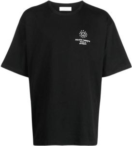 Société Anonyme T-shirt met logoprint Zwart