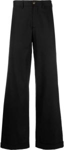 Société Anonyme straight-leg tailored trousers Zwart