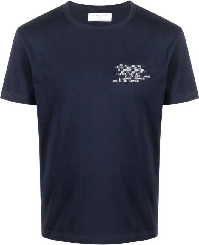 Société Anonyme T-shirt met logoprint Blauw