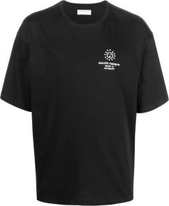 Société Anonyme T-shirt met logoprint Zwart