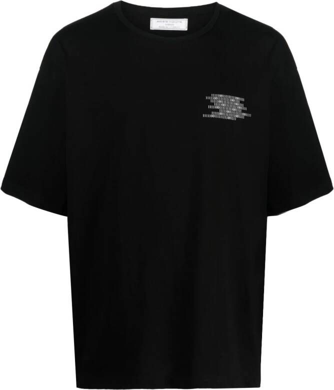Société Anonyme T-shirt met print Zwart