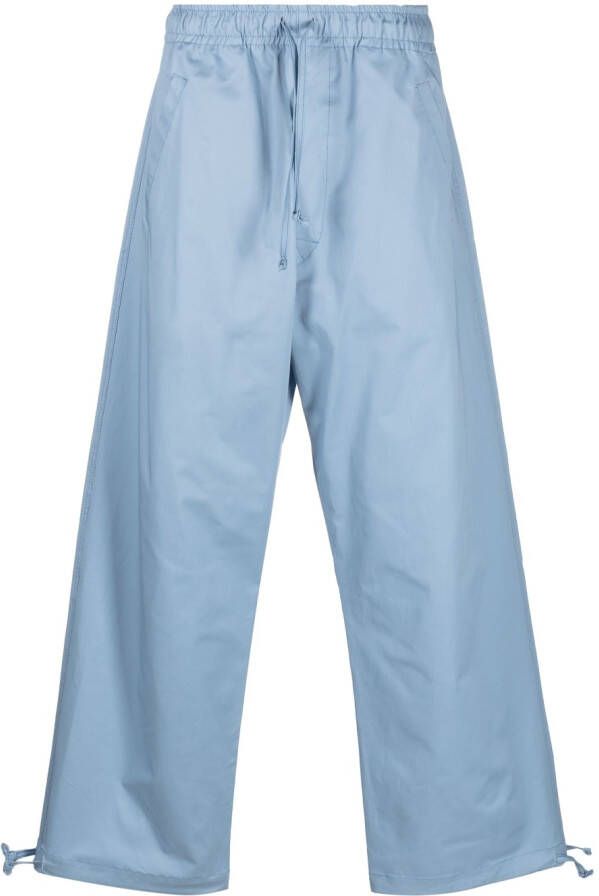 Société Anonyme Broek met wijde pijpen Blauw