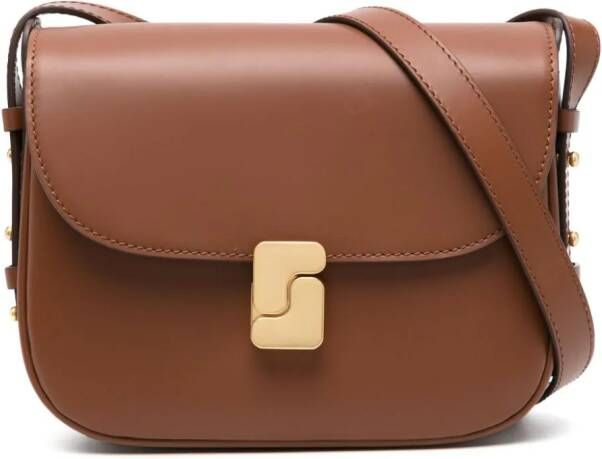 Soeur Bellissima leren crossbodytas Bruin