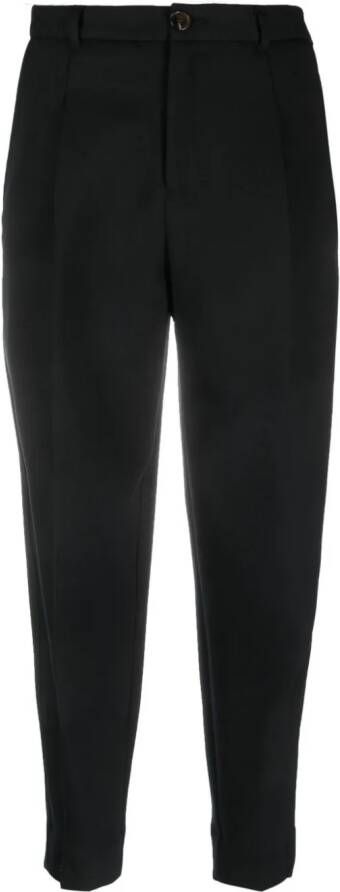 Soeur Felix broek met gabardine-weving Zwart