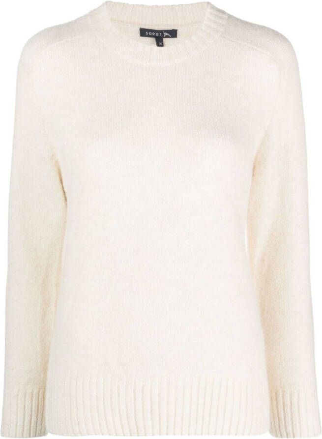 Soeur Gebreide trui Beige
