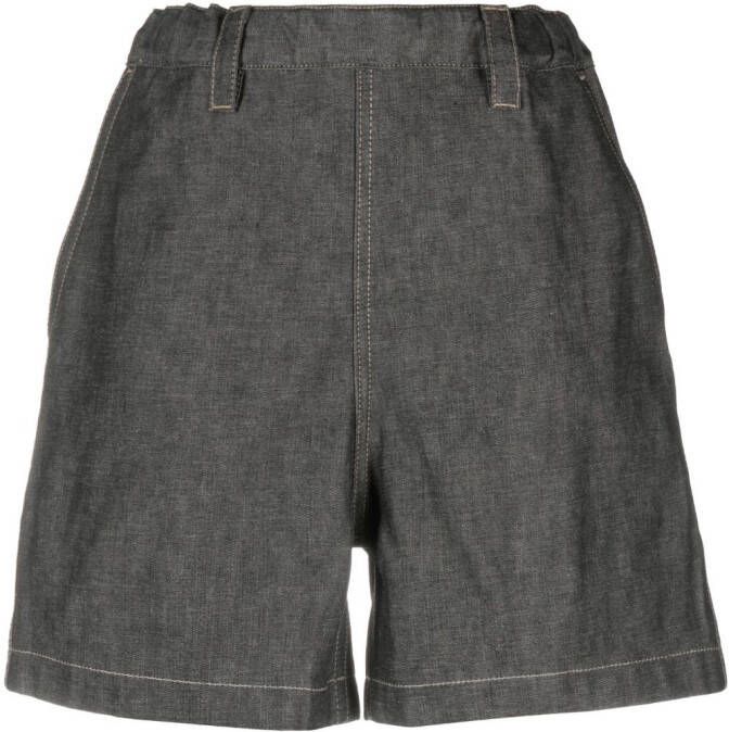 Sofie D'hoore High waist shorts Grijs