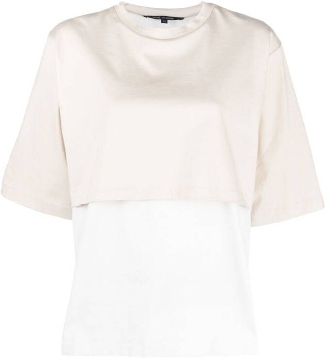Sofie D'hoore T-shirt met ronde hals Beige
