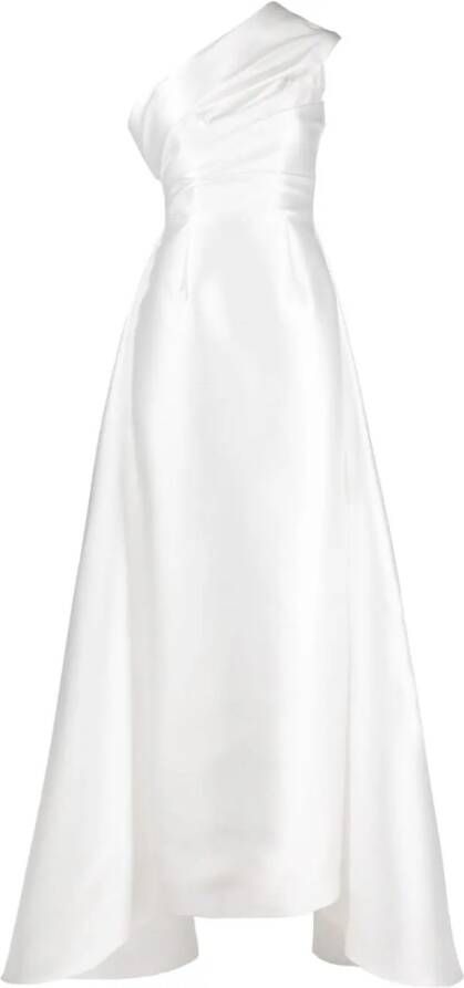 Solace London Asymmetrische avondjurk Wit