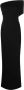 Solace London Asymmetrische maxi-jurk Zwart - Thumbnail 1