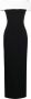 Solace London Eva off-shoulder maxi-jurk Zwart - Thumbnail 1