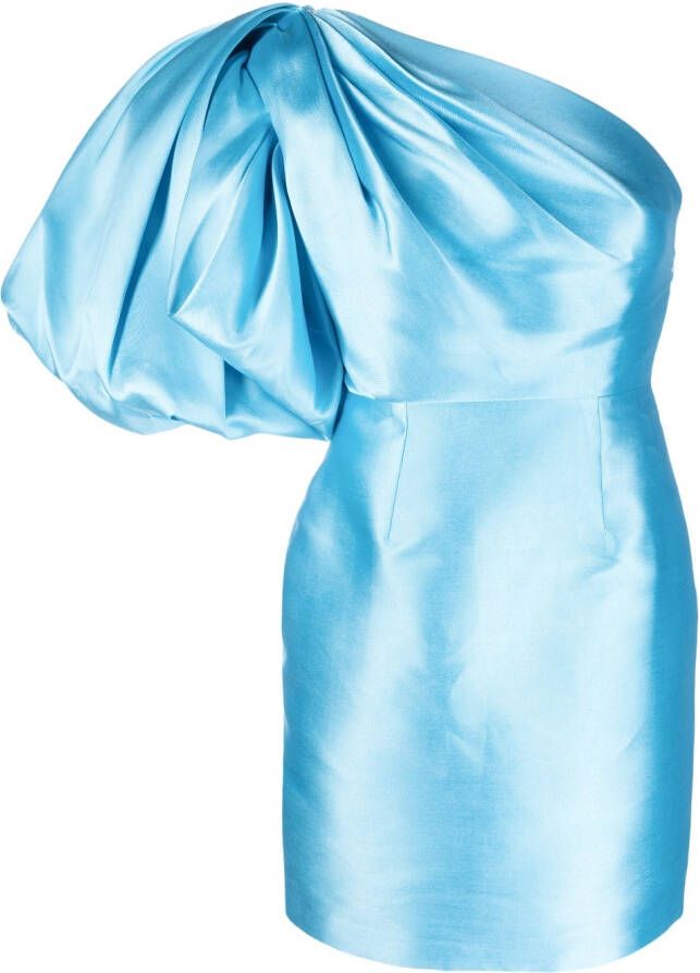 Solace London Asymmetrische mini-jurk Blauw