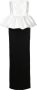 Solace London Strapless jurk Zwart - Thumbnail 1
