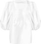 Solace London Mini-jurk met pofmouwen Wit - Thumbnail 1