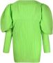 Solace London Chiffon mini-jurk Groen - Thumbnail 1