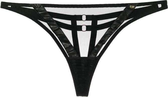 Something Wicked Nina string Zwart