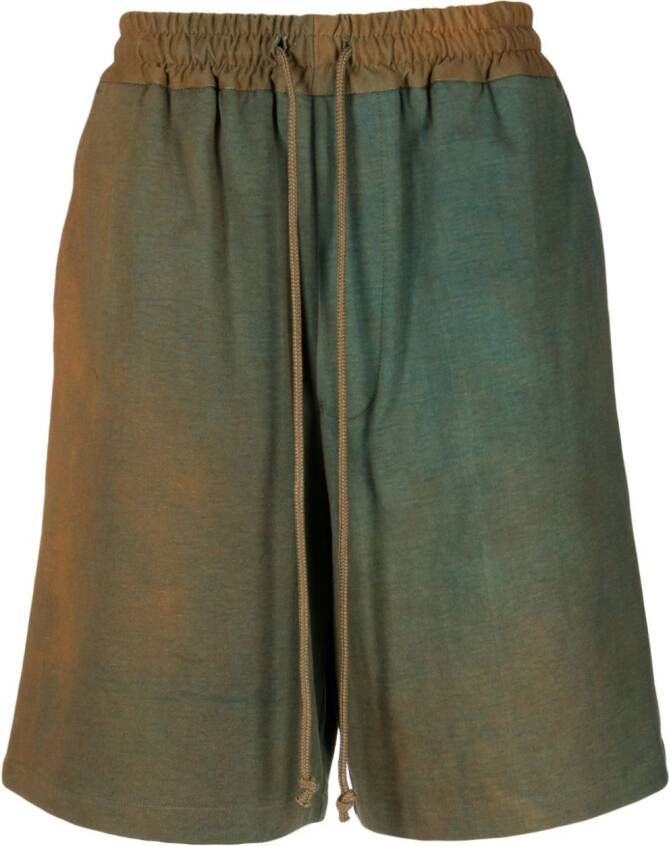 Song For The Mute Shorts met gebleekt effect Bruin