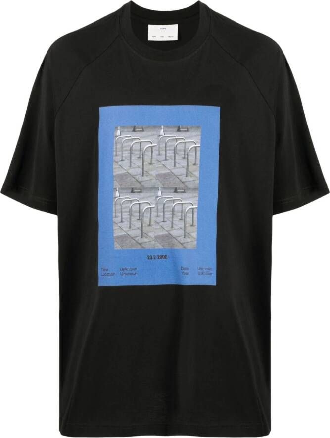 Song For The Mute T-shirt met print Zwart