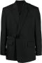 SONGZIO Asymmetrische blazer Zwart - Thumbnail 1
