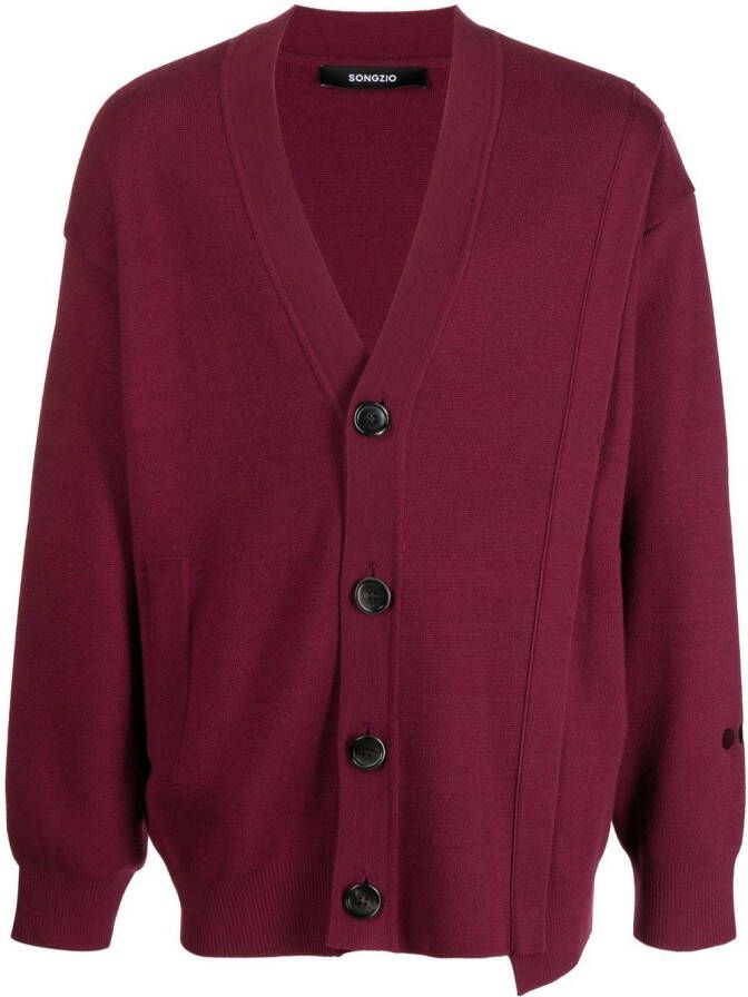 SONGZIO Asymmetrisch vest Rood