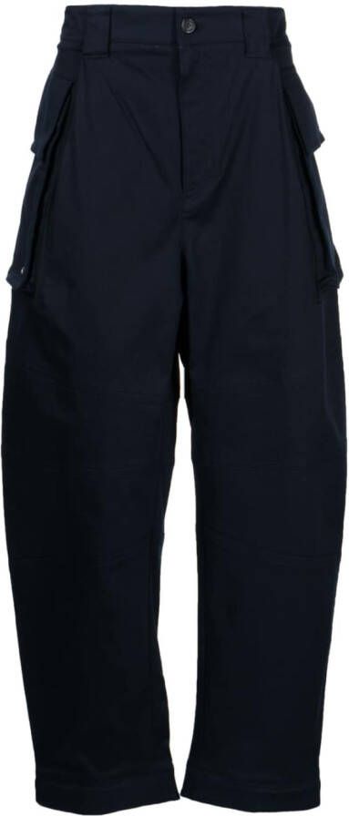SONGZIO Broek met gesneden pijpen Blauw