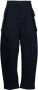 SONGZIO Broek met gesneden pijpen Blauw - Thumbnail 1