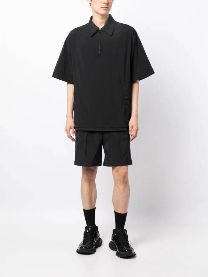 SONGZIO Poloshirt met geborduurd logo Zwart