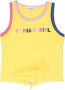 SONIA RYKIEL ENFANT Tanktop met geborduurd logo Geel - Thumbnail 1