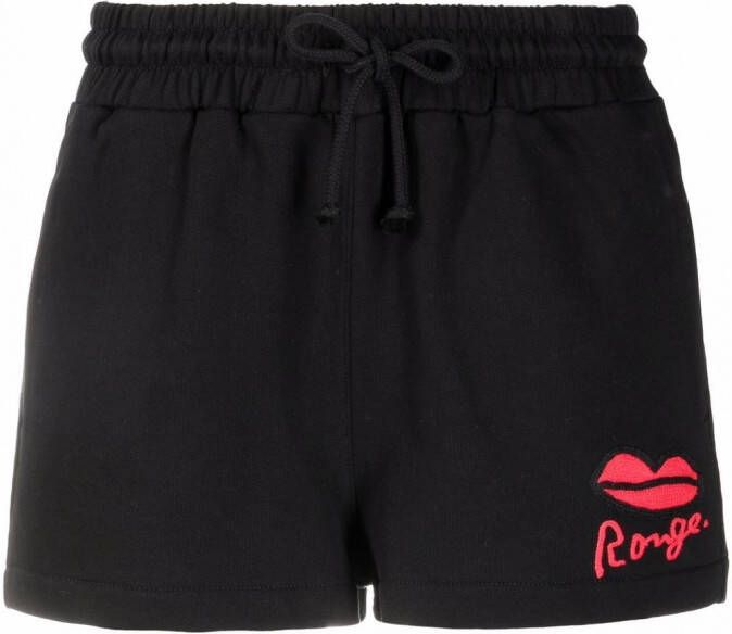 Sonia Rykiel Trainingsshorts met print Zwart