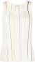 Sonia Rykiel Gestreepte tanktop Beige - Thumbnail 1