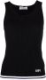 Sonia Rykiel Tanktop met geborduurd logo Zwart - Thumbnail 1