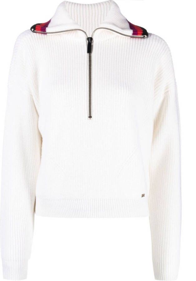 Sonia Rykiel Trui met rits Beige