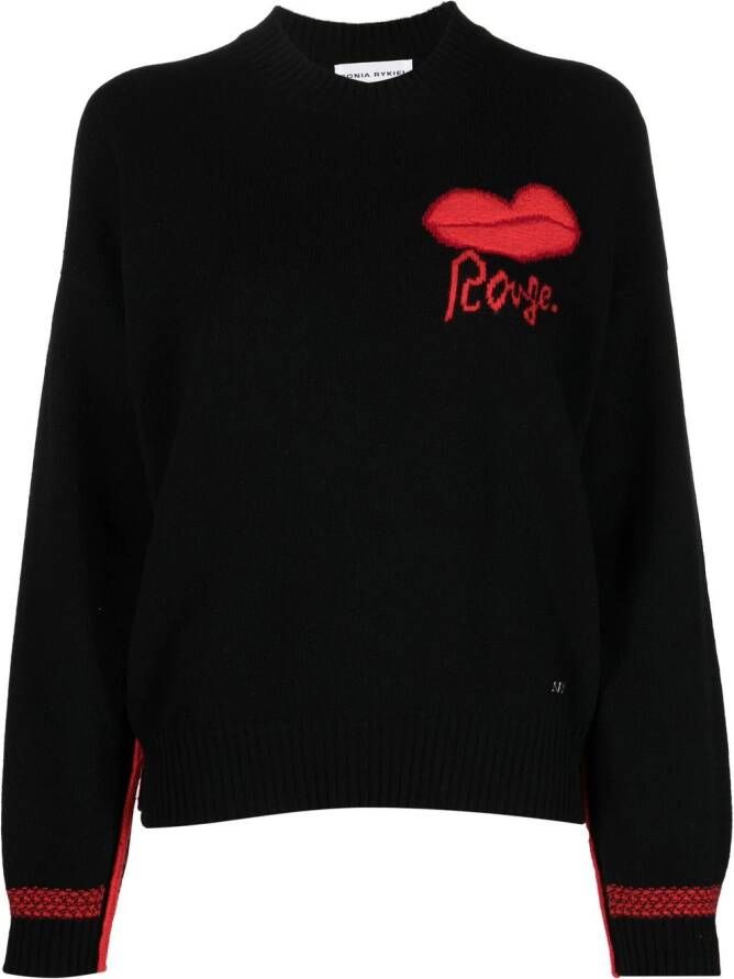 Sonia Rykiel Trui met ronde hals Zwart