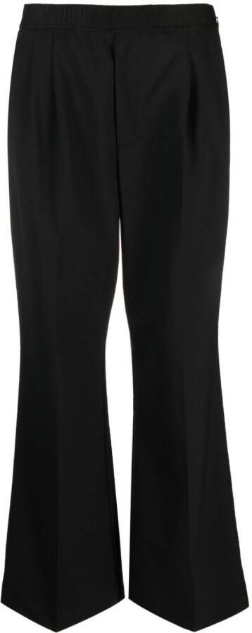 Soulland Kick flare broek Zwart