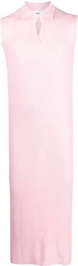Soulland Mouwloze polojurk Roze