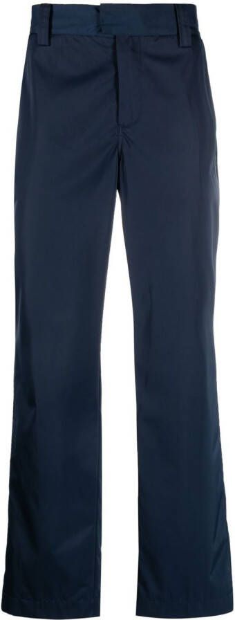 Soulland Straight broek Blauw