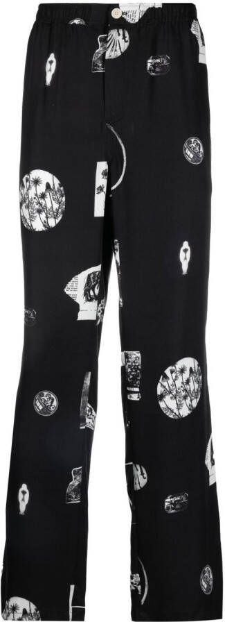 Soulland Straight broek Zwart