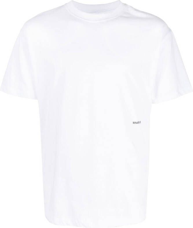 Soulland T-shirt met logoprint Wit