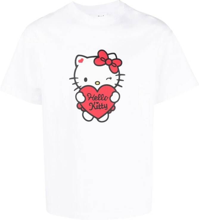 Soulland T-shirt met print Wit