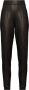 SPANX Trainingsbroek van imitatieleer Zwart - Thumbnail 1