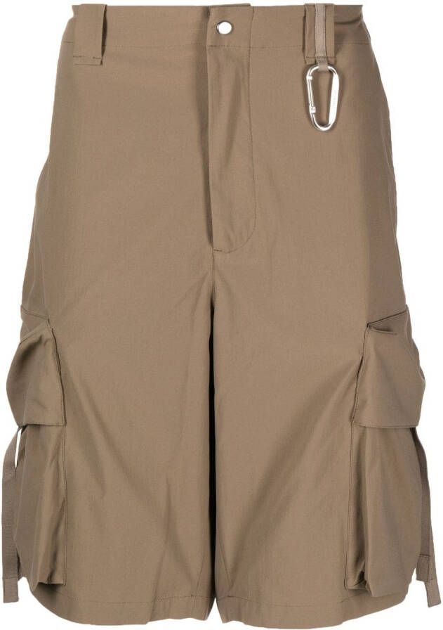 Spoonyard Shorts met cargo zakken Bruin