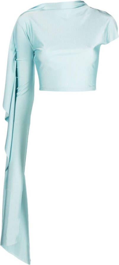 Sportmax Asymmetrische top Blauw