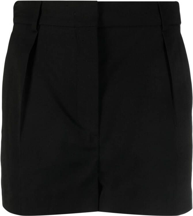 Sportmax High waist shorts Zwart