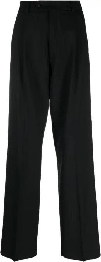 Sportmax High waist broek Zwart