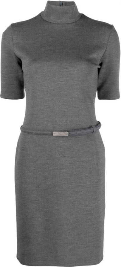 Sportmax Jurk van scheerwol Grijs