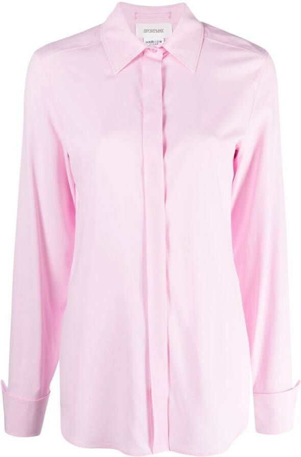 Sportmax Blouse met lange mouwen Roze
