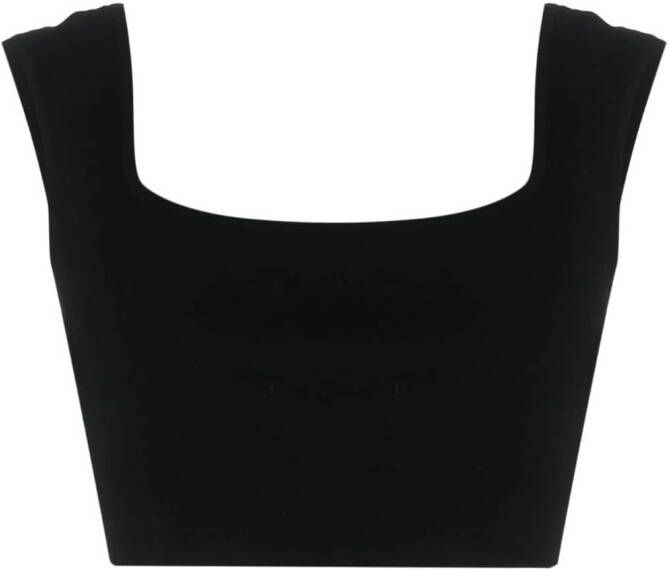 Sportmax Mouwloze top Zwart