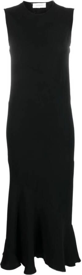 Sportmax Mouwloze midi-jurk Zwart