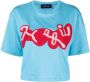 Sportmax T-shirt met gehaakt vlak Blauw - Thumbnail 1